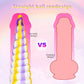 Silicone  Multicolor Suction Cup Female Dildo