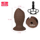 NEW Huge Solid / Hollow Fist Anal Sex Toy Vibrating Butt Plug Silicone Anus Dildo Vaginal Masturbator Dilator Prostate Massager