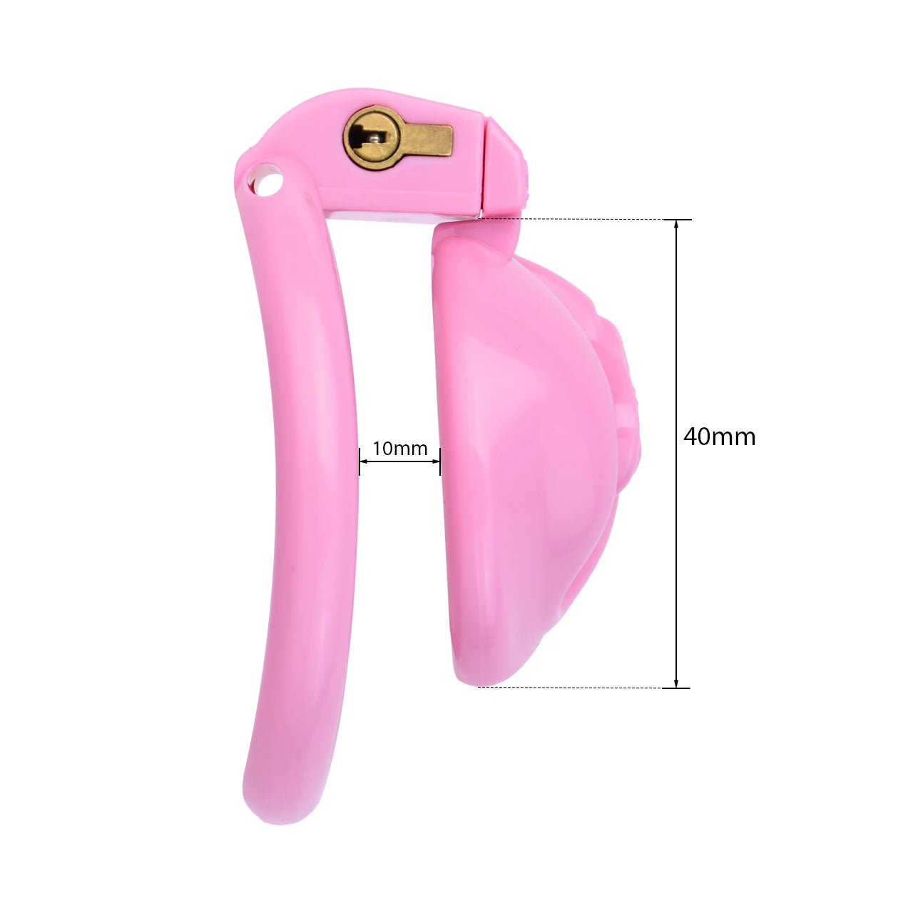 NEW Pink Chastity Cage for Male Sissy Bondage Penis Lock Devices with 4 Size Cock Rings Slave Training Sex Toys for Man Gay 18+