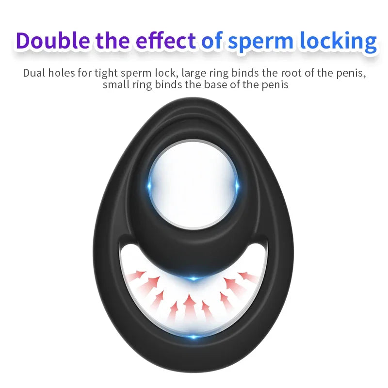 NEW Silicone Soft Male Delay Ejaculation Penis Ring Lock Elastic Cock Rings Exercise Bands Sex Toys for Men Adult Sex Shop