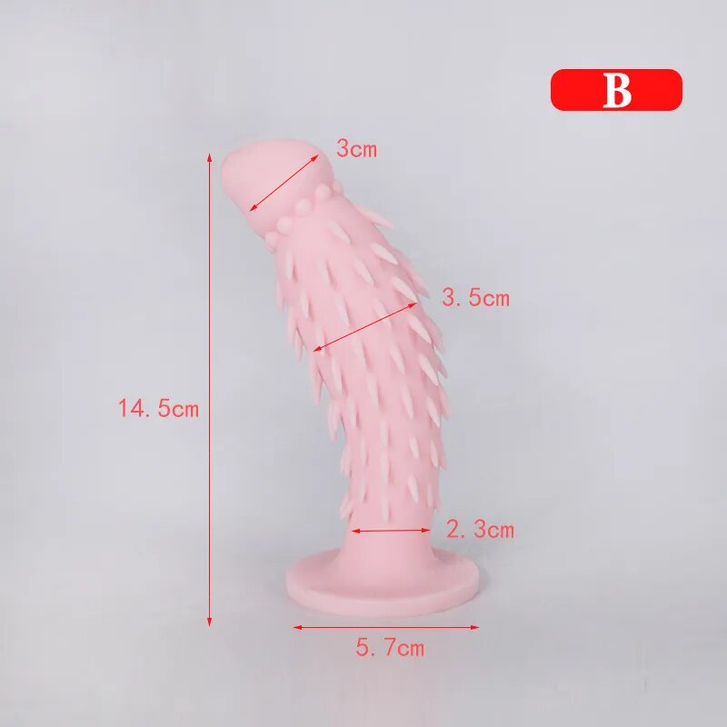 NEW Spike Anal Dildo Silicone Wearable Strapon Penis for Lesbian Penis Pants Prostate Massage Butt Plugs Sex Toys For Men Women