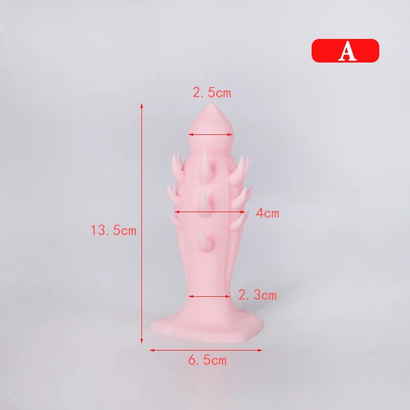 NEW Spike Anal Dildo Silicone Wearable Strapon Penis for Lesbian Penis Pants Prostate Massage Butt Plugs Sex Toys For Men Women