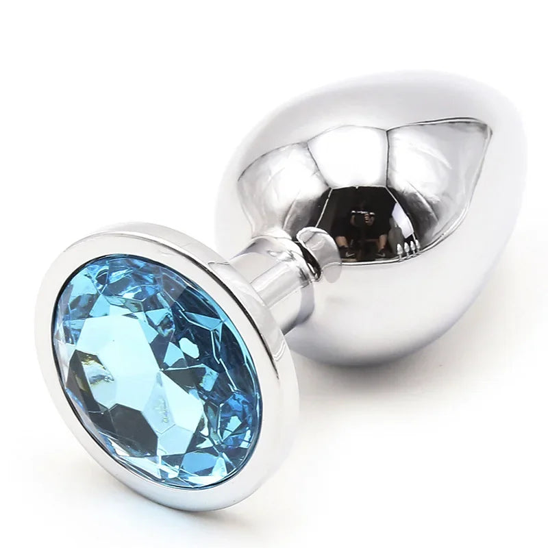 NEW Stainless Steel Metal Sex Butt Plug for Beginners Sex Toys Anal Toys Adults Game Masturbator Anal Diamond Expander Stopper