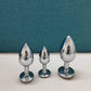 NEW Stainless Steel Metal Sex Butt Plug for Beginners Sex Toys Anal Toys Adults Game Masturbator Anal Diamond Expander Stopper