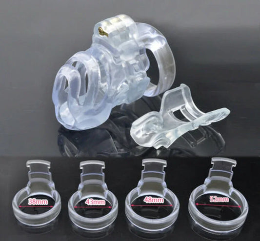 Natural Resin 3D Male PA-hook Chastity Cage Men Chastity Lock Device Penis Sleeve Bdsm Sex Toys for Men Sexy Product