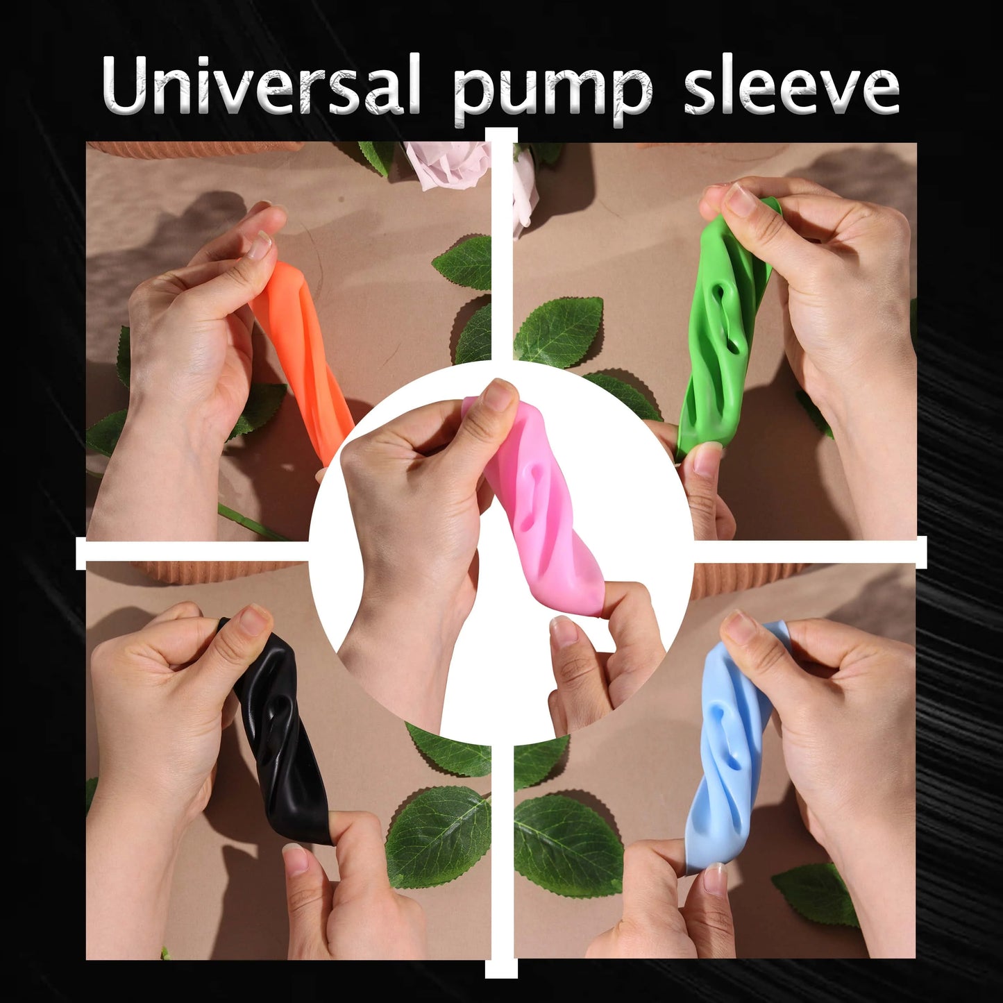New 5 Colors Silicone Replacement Penis Pump Sleeve Cover Rubber Seal For Penis Enlarger Device SM Bondage Sex Toys For Man 18+