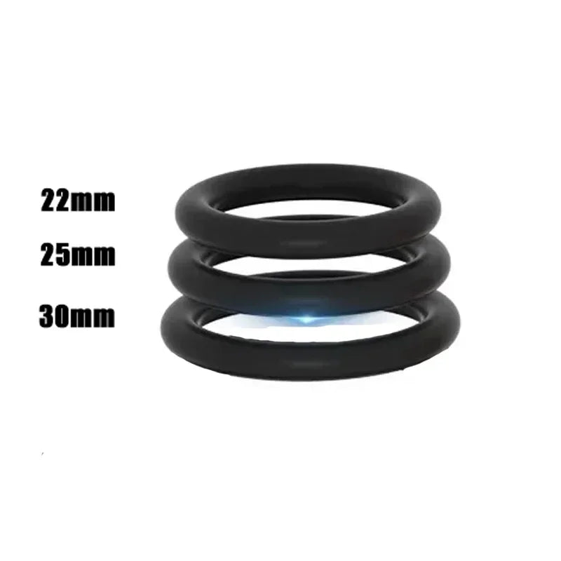 New 6pcs Silicone Penis Ring Ejaculation Delay Cock Rings Dick Erection Cockring Male Chastity Adult Sex Toys for Men