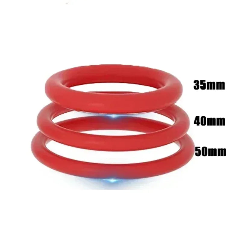 New 6pcs Silicone Penis Ring Ejaculation Delay Cock Rings Dick Erection Cockring Male Chastity Adult Sex Toys for Men