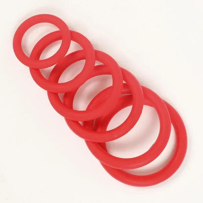 New 6pcs Silicone Penis Ring Ejaculation Delay Cock Rings Dick Erection Cockring Male Chastity Adult Sex Toys for Men