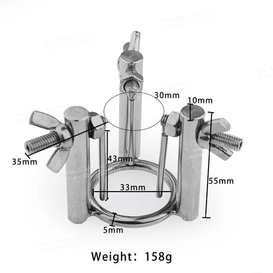 New Adjustable Urethral Plug Rods Penis Dilator Bdsm Glans Cock Rings Sex Toys For Men Masturbators Male Chastity Cage Device