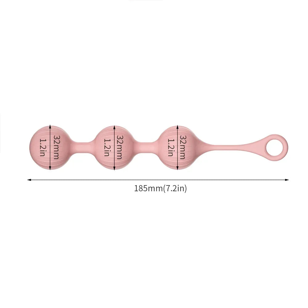 New Anal Beads Liquid Silicone Butt Plug Soft Anal Balls G-Spot Stimulator Anal Dilator Sex Toys For Women Men Prostate Massages