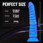 New Anal Toys Blue Silicone Screw Thread Butt Plug G-spot Stimulation Prostate Massage Dildo for Anal Sex Toys for Women/Men