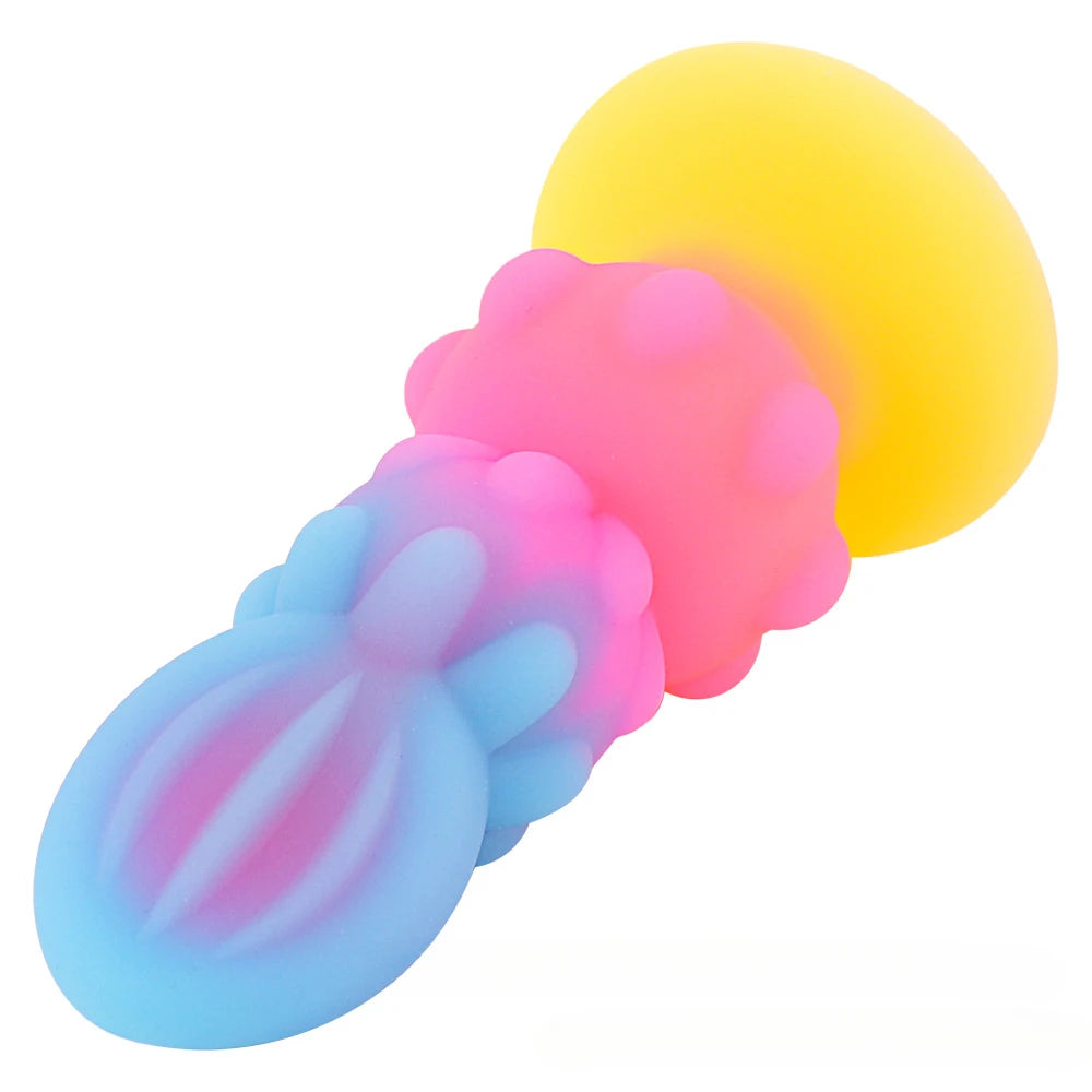 New Color Glow-in-the Dark Anal Plug Sex Toys Soft Liquid Silicone Anal Expansion Sex Toy Female Masturbation Device Adult Toy