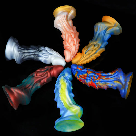 New Color Silicone Dragon Dildo Huge Penis Sex Toys for Women Big Size Dick Soft Monster Dildos Adult Anal Toys Sexy Products