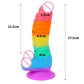 New Colorful Realistic Dildos Strapon Dildo for Women Sex Toys Adult Toy Rainbow Penis with Suction Cup Woman Erotic Sextoy Dick