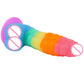 New Colorful Realistic Dildos Strapon Dildo for Women Sex Toys Adult Toy Rainbow Penis with Suction Cup Woman Erotic Sextoy Dick