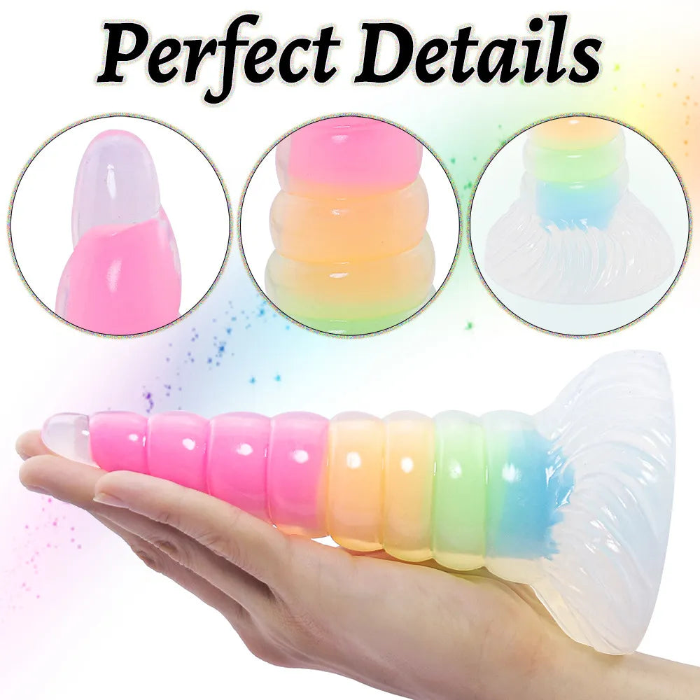Luminous Anal Monster Suction Cup Dildo
