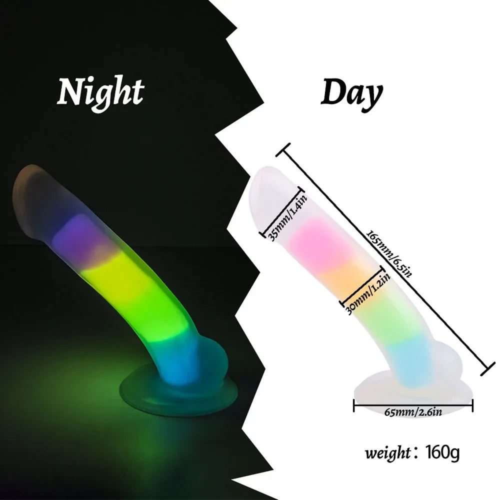 Luminous Anal Monster Suction Cup Dildo