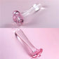 New Crystal Mushroom Penis Glass Men's Women's G-Spot Anal butt plug Beads Masturbation erotic Expander adults Sex toys Products