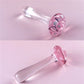 New Crystal Mushroom Penis Glass Men's Women's G-Spot Anal butt plug Beads Masturbation erotic Expander adults Sex toys Products