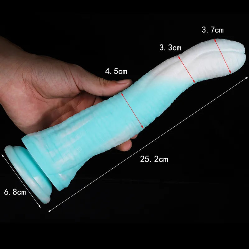 New Cute Soft Dildo Female Masturbator Sexy Toys For Full Girl Skin Feeling Realistic Penis Silicone Suction Cup Dildos Women