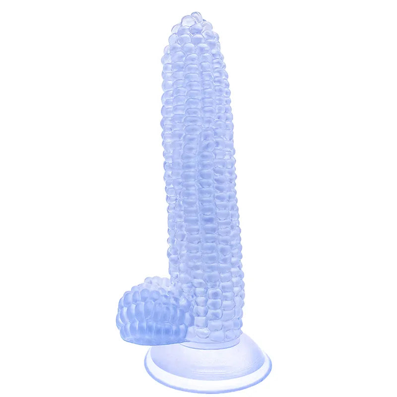 Vegetable Corn Female Dildo with Suction Cup