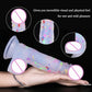 jelly Medical Silicone Dildo Realistic Strapon