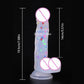 jelly Medical Silicone Dildo Realistic Strapon