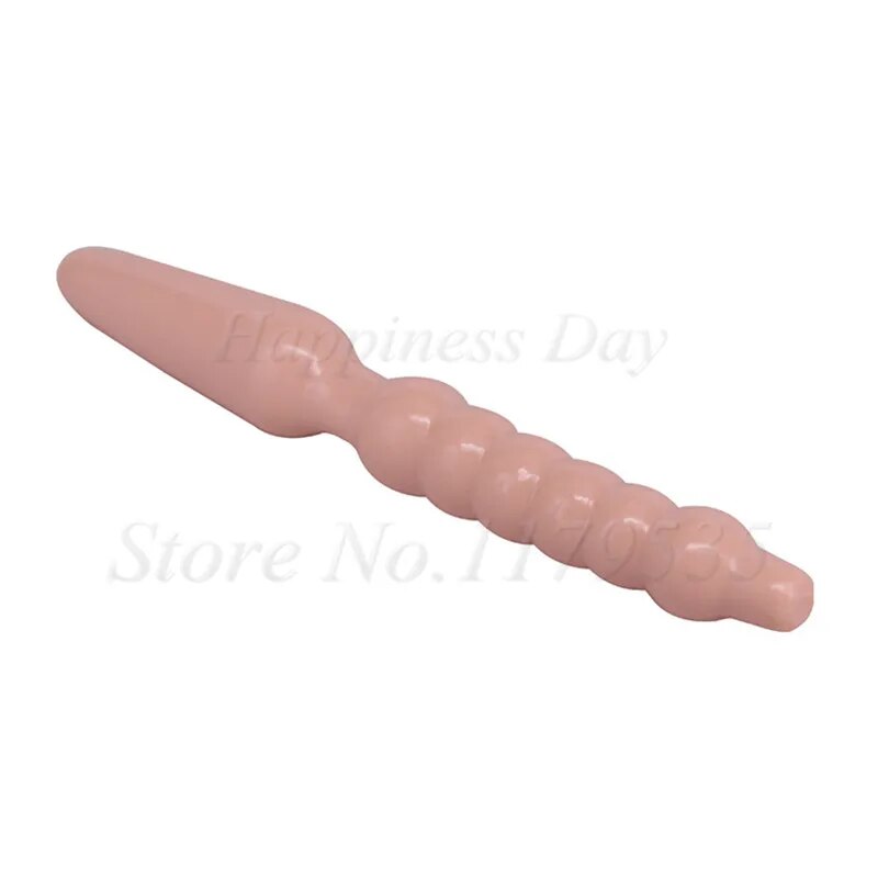 New Double Ended Use Anal Plug Butt Plug Anal Bead Good Enjoyment Penis Differient Feeling Dildo Sex Toys for Women Men Lesbian