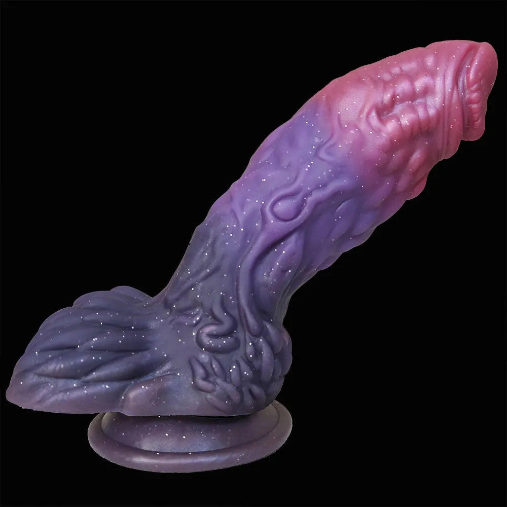 Colorful Monster Butt Plug Soft Suction Cup Dildo