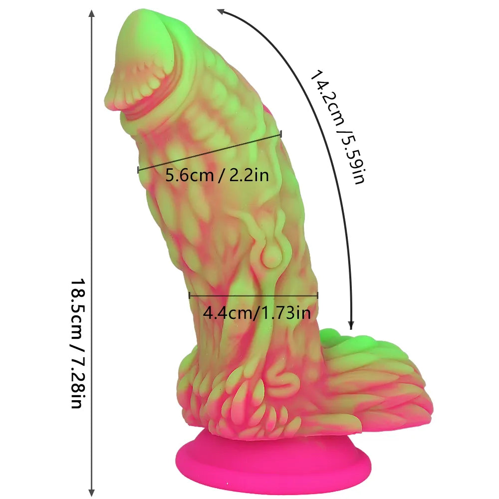 New Dragon Dildos Colourful Huge Penis Butt Plug G-spot Toys for Women Monster Dildo with Suction Cup Anal Toys Adult Sex Toy