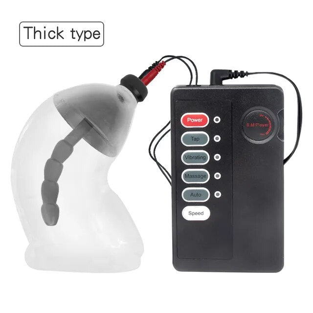 Electric Penis Stimulator Male Chastity Cage