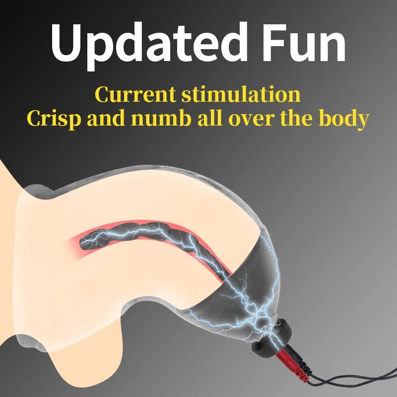 Electric Penis Stimulator Male Chastity Cage GXLOCK Store Electric Penis Stimulator Male Chastity Cage GXLOCK Store