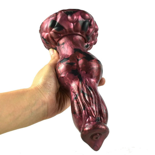 New FAAK Fantasy Dog Knot Dildo With Sucker Large Dragon Penis Silicone Colorful Sex Toys For Women Anal Massage Adult Products