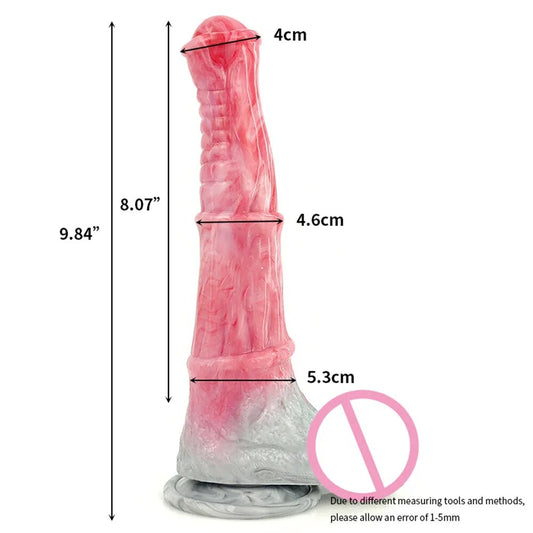 New FAAK Large Anal Dildo Horse Fake Penis Gory Raw Meat Color Fantasy Sex Toys For Couples Liquid Silicone Big Dick With Sucker