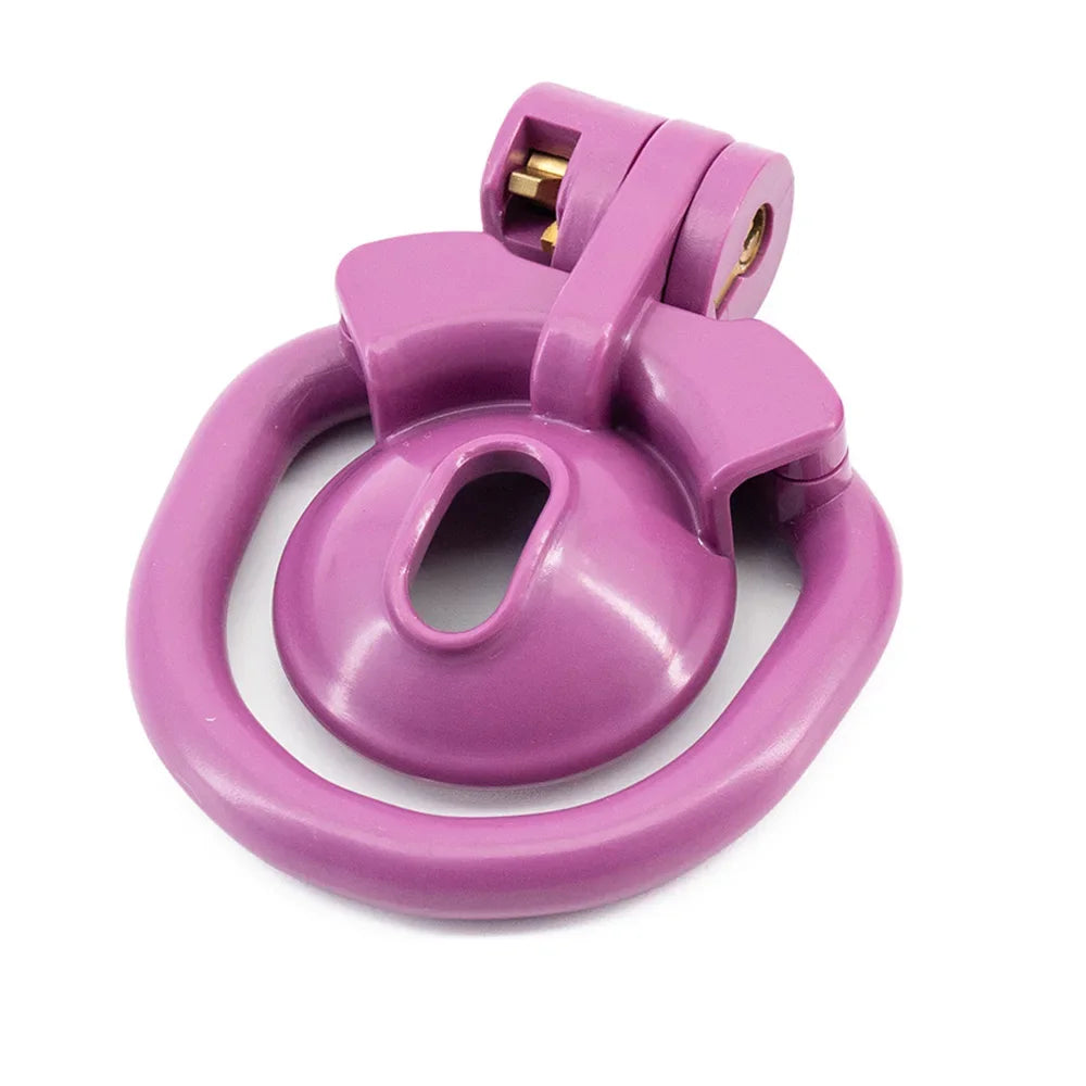 New Flat Chastity Cage Sissy정조대Penis Lock with 4 Size Cock Rings SM Sissy Chastity Device Male Bondage Belt Sex Toys for Men Gay