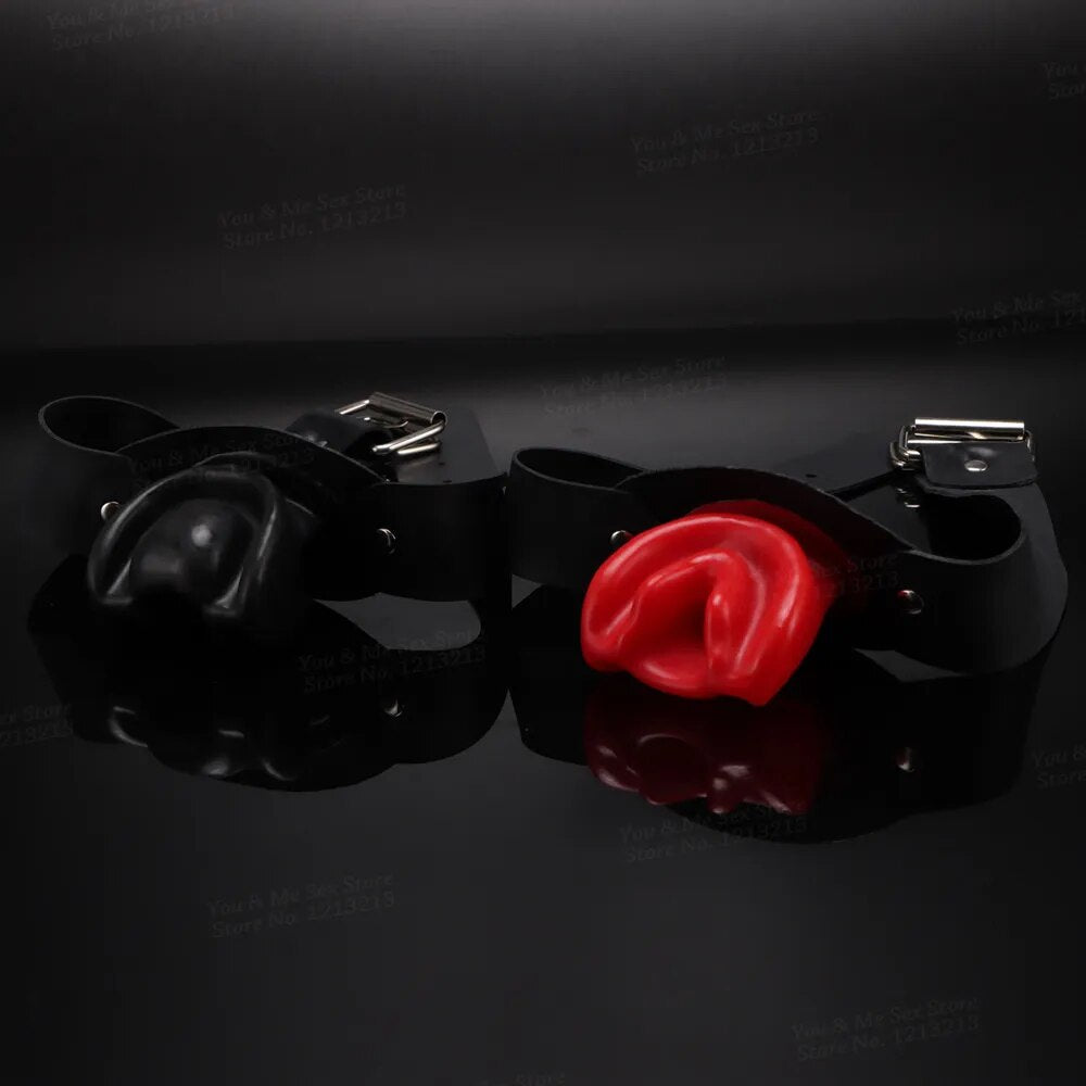 New High Quality Latex SM Open Mouth Gag Bondage Dilatation Ball Oral Sex Toys For Couples Mouth Plug Fetish Erotic Adult Games