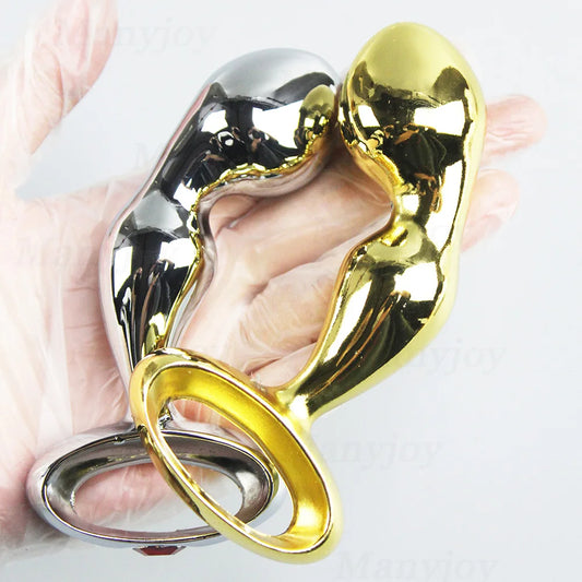 New High Quality Stainless Steel Anal Plug Metal Prostate Massage Wand Butt Plug Sex Toys for Men Women Gay Erotic Adult Product