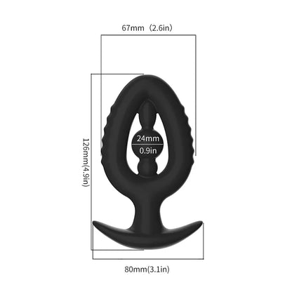 New Hollow Beads Anal Plug Soft Silicone Butt Plug Go Out Wear Anal Toys Sm Adult Toys Sext Toy For Women Prostate Massagers Men