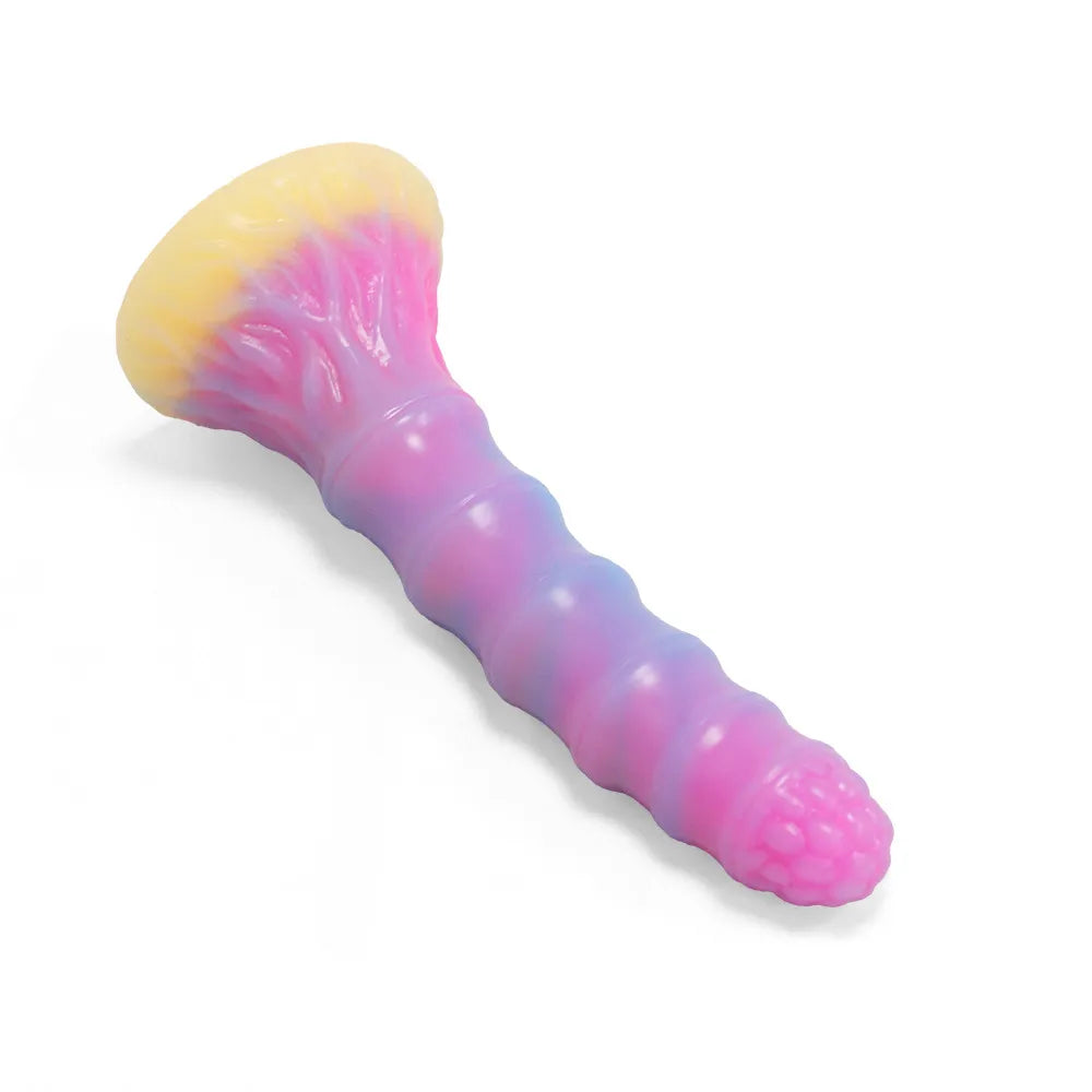 New Luminous Anal Plug Adult Toys Soft Silicone Dragon Monster Dildos with Suction Cup Anal Butt Plug Sex Toys for Women/Men