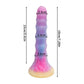 New Luminous Anal Plug Adult Toys Soft Silicone Dragon Monster Dildos with Suction Cup Anal Butt Plug Sex Toys for Women/Men