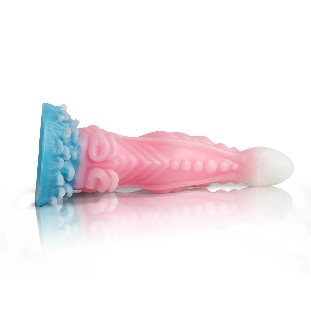 New Luminous Anal Plug Huge Monster Dildos Butt Plug with Suction Cup Soft Silicone Dragon Dildo Anal Sex Toys for Women/Men