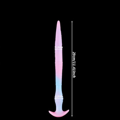 New Luminous Anal Plug Huge Sex Toy For Women/Men Masturbators Soft Silicone Long Butt Plug Dragon Dildo Anal Sex Toys