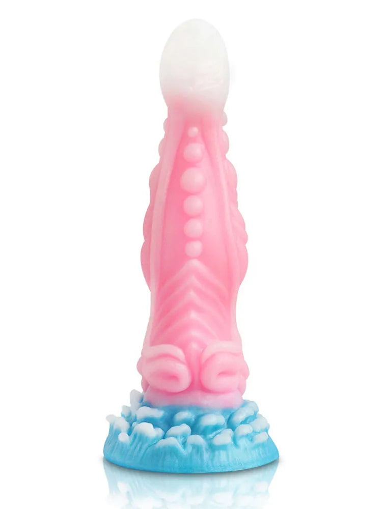 Luminous Anal Plug Huge Soft Silicone Dragon Monster Dildos