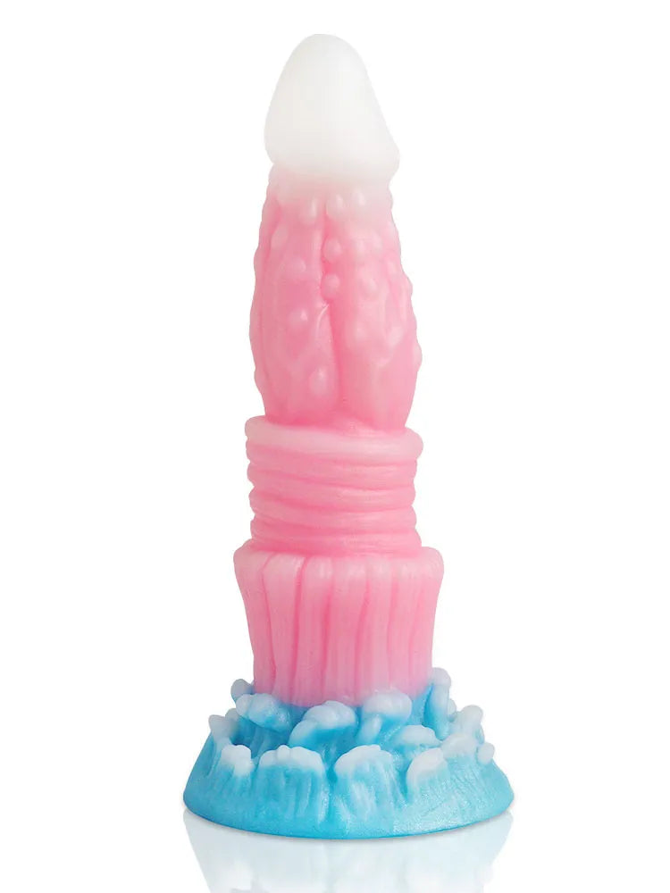 Luminous Anal Plug Huge Soft Silicone Dragon Monster Dildos