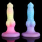 New Luminous Anal Plug Soft Wolf Dog Dildos for Women/Men Butt Plug with Suction Cup Silicone Dragon Dildo Anal Sex Toys