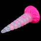 New Luminous Anal Toy Huge Silicone Screw Thread Anal Plug G-Spot Massage Dildo for Anal Glowing In Dark Sex Toys for Women