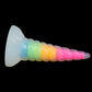 New Luminous Anal Toy Huge Silicone Screw Thread Anal Plug G-Spot Massage Dildo for Anal Glowing In Dark Sex Toys for Women