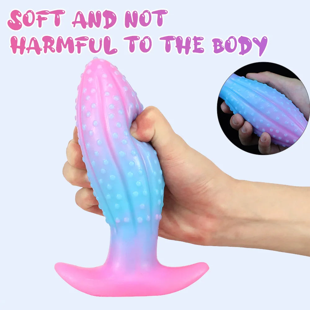 New Luminous Anal Toys Cute Soft Buttplug Female Masturbator Sex Toys GXLOCK Store New Luminous Anal Toys Cute Soft Buttplug Female Masturbator Sex Toys GXLOCK Store