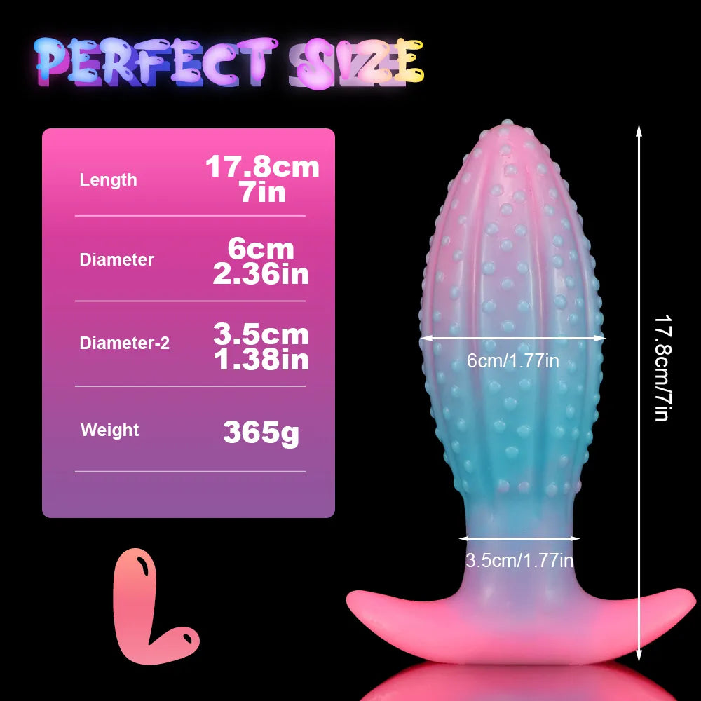 New Luminous Anal Toys Cute Soft Buttplug Female Masturbator Sex Toys GXLOCK Store New Luminous Anal Toys Cute Soft Buttplug Female Masturbator Sex Toys GXLOCK Store